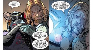 Illustration for article titled En un nuevo universo Marvel, cientos de Thor son la policĂa